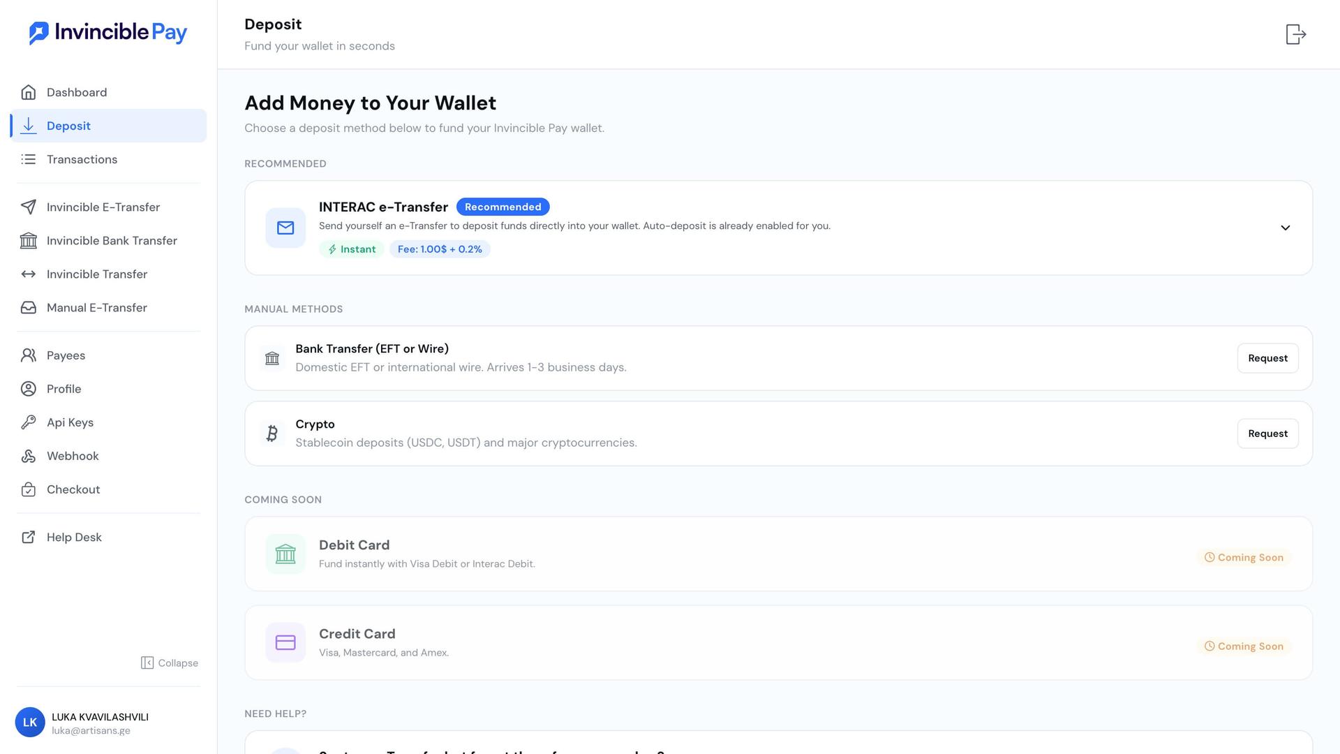 Invincible Pay screenshot 2