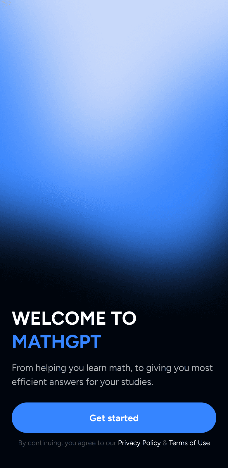 MathGPT mobile screenshot 1