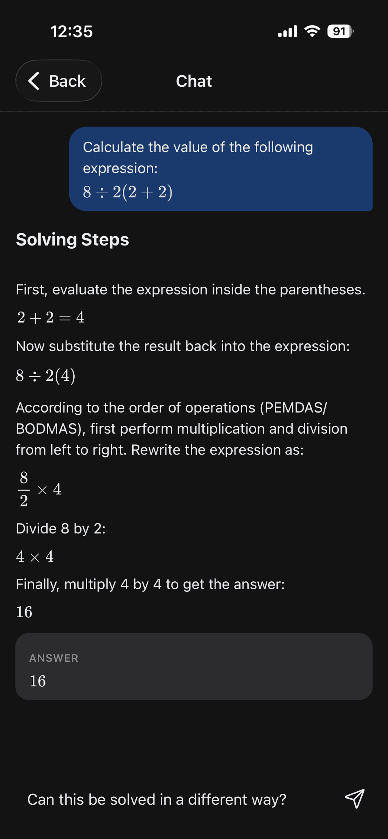 MathGPT mobile screenshot 3