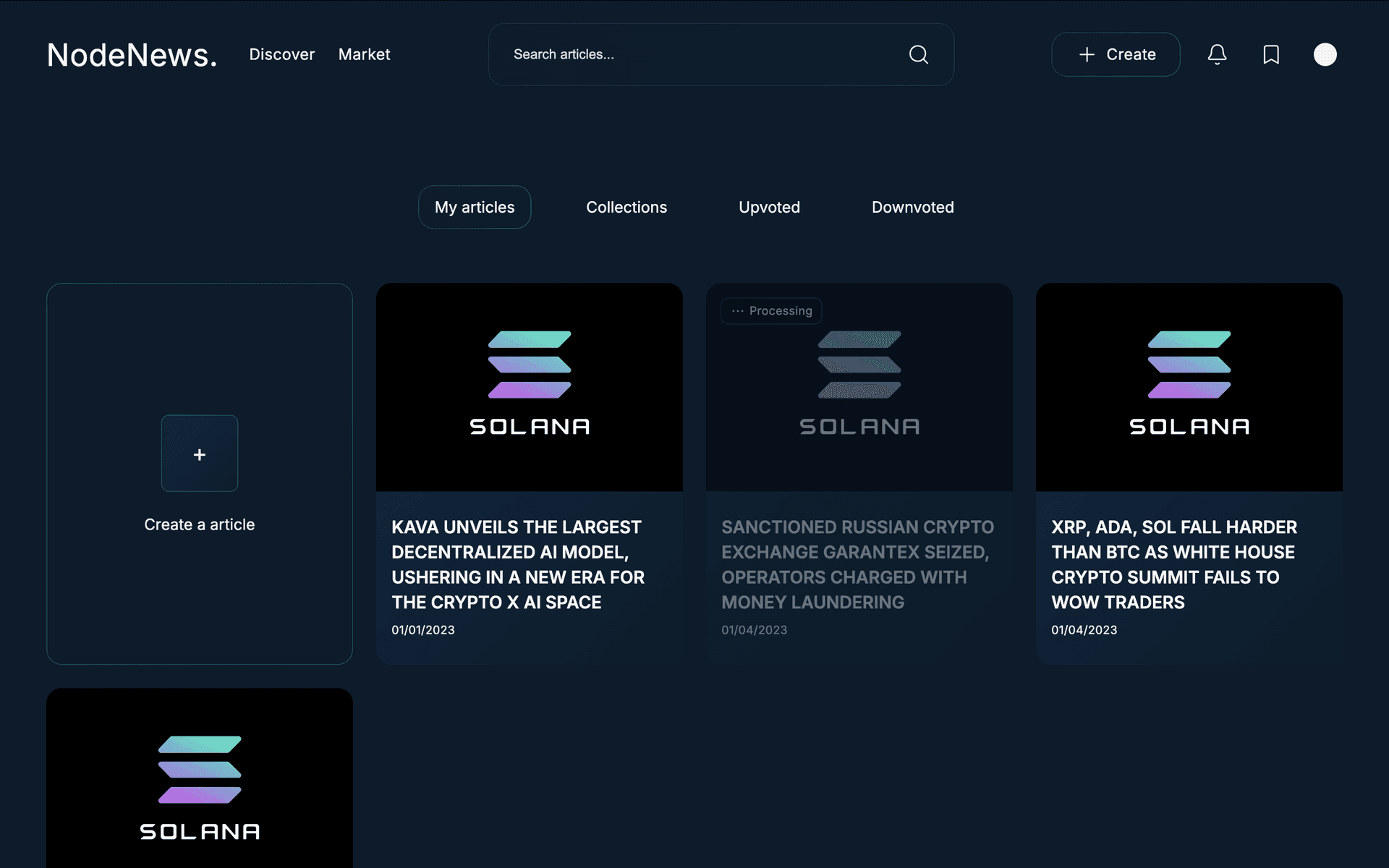NodeNews screenshot 1